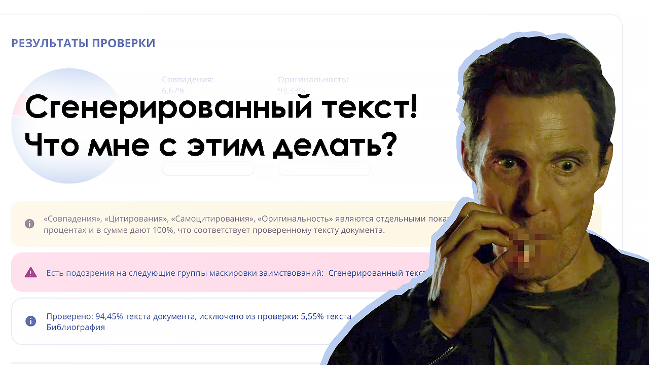 Как избавиться от отметки сгенерированный текст в Антиплагиат ВУЗ: 7 надёжных способов