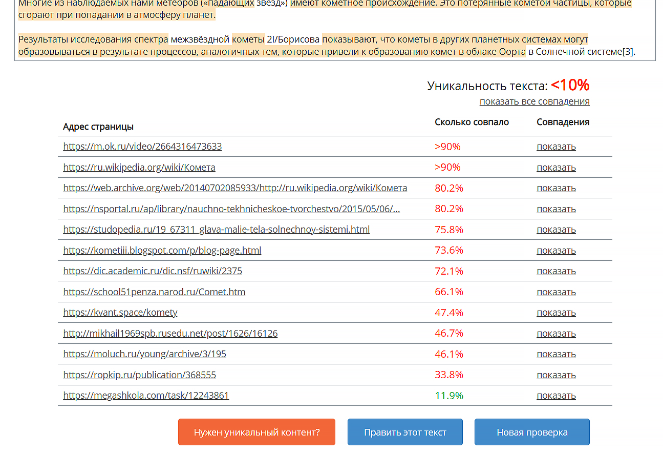 проверка уникальности контент вотч