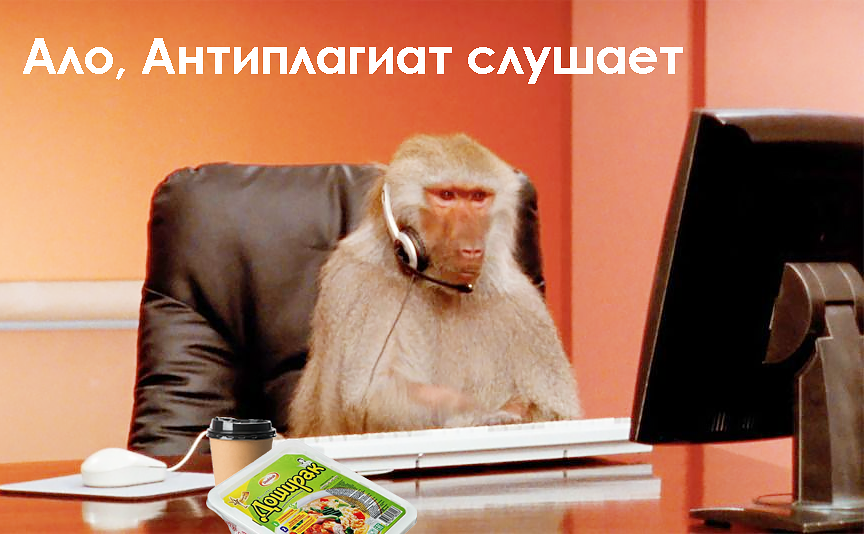 мем обезьяна и компьютер