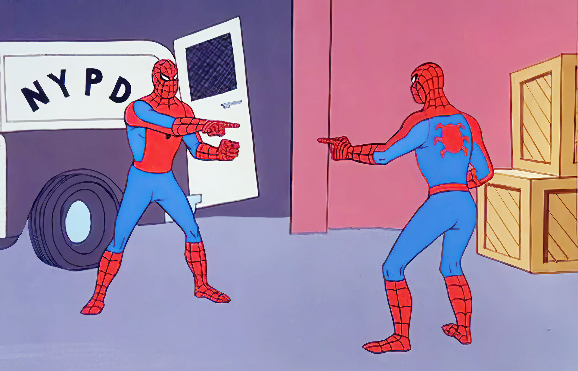 человек паук мем