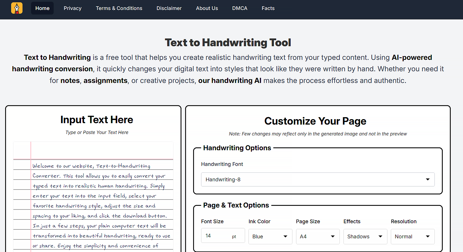 нейросеть для создания рукописного текста